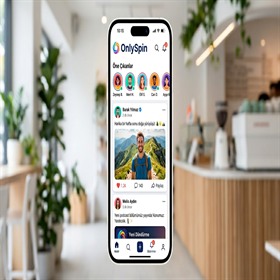 OnlySpin Mobil Ekran Görüntüsü — Telefon Arayüzü